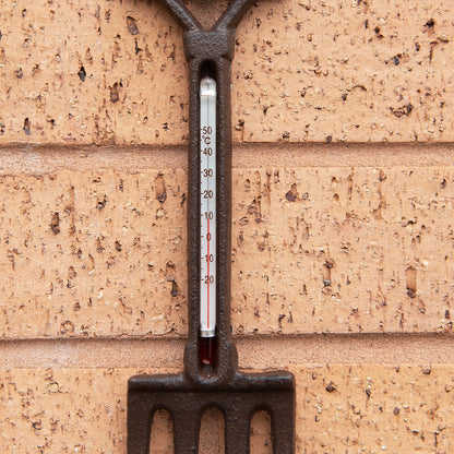 Cast Iron Garden Fork Thermometer