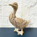 Driftwood Effect Resin Duck Figurine