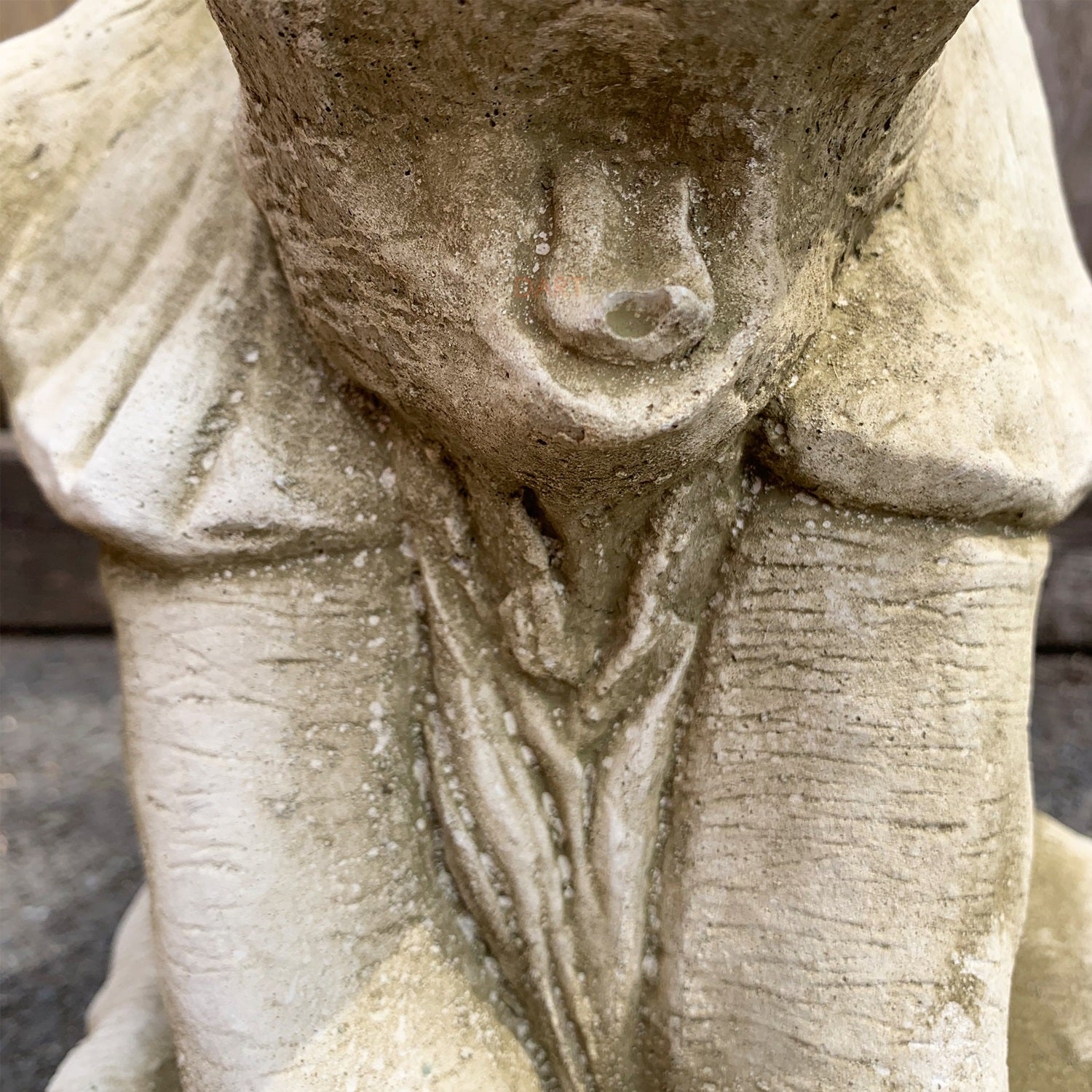 Heavy Stone Trunk Up Elephant Sculpture