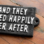 Black Happily Ever After Sign