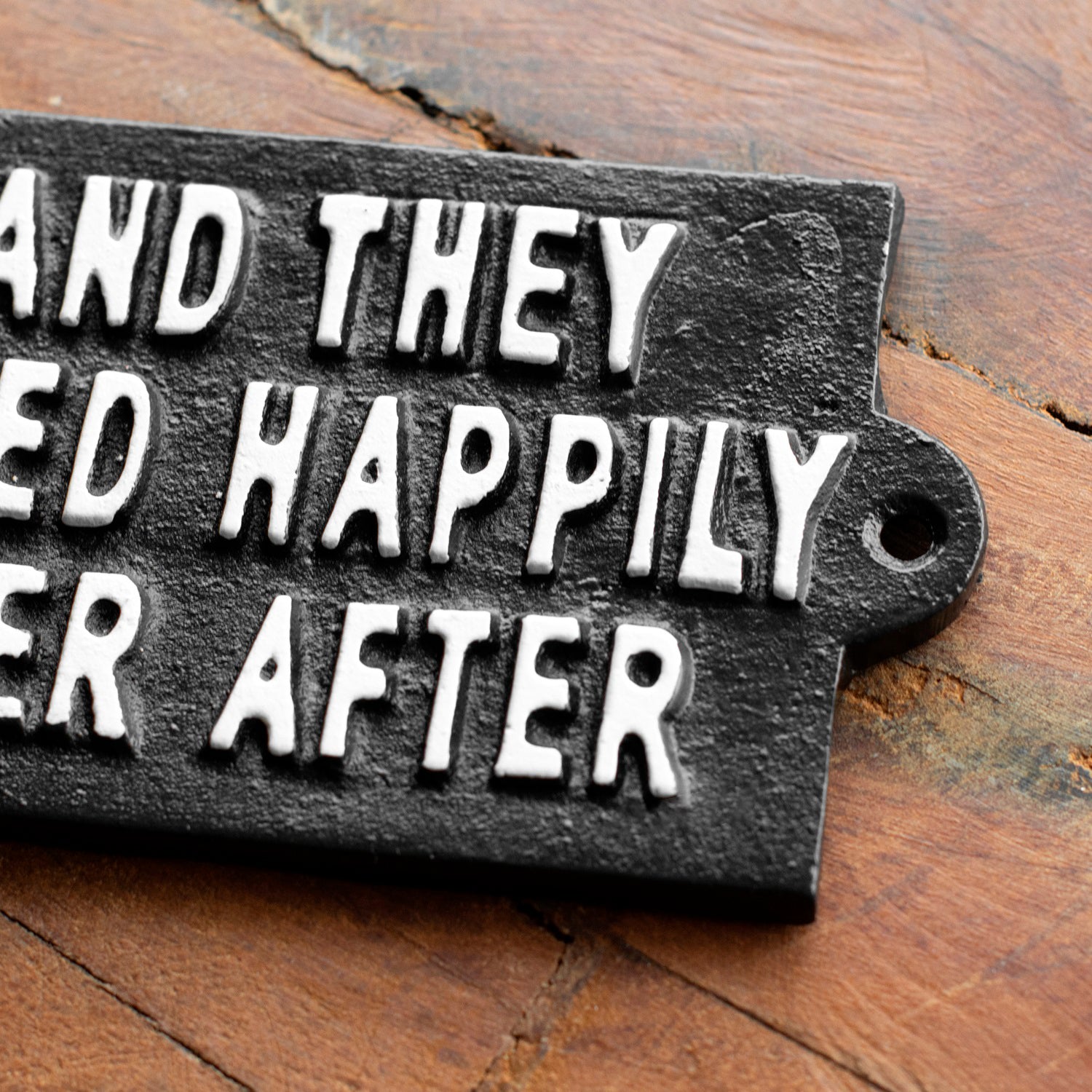 Black Happily Ever After Sign