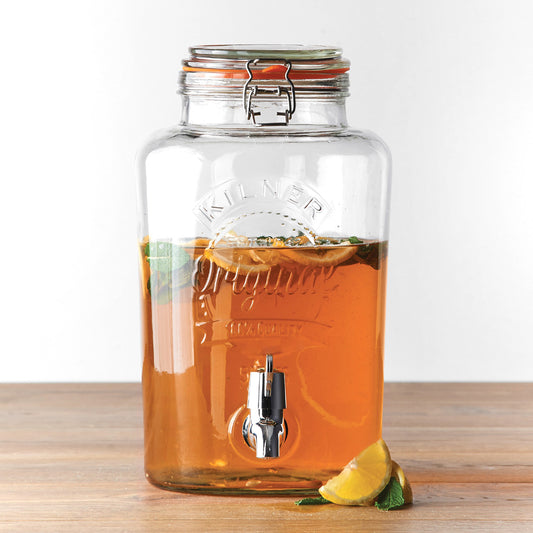 Kilner Round Clip Top 5 Litre Drinks Dispenser