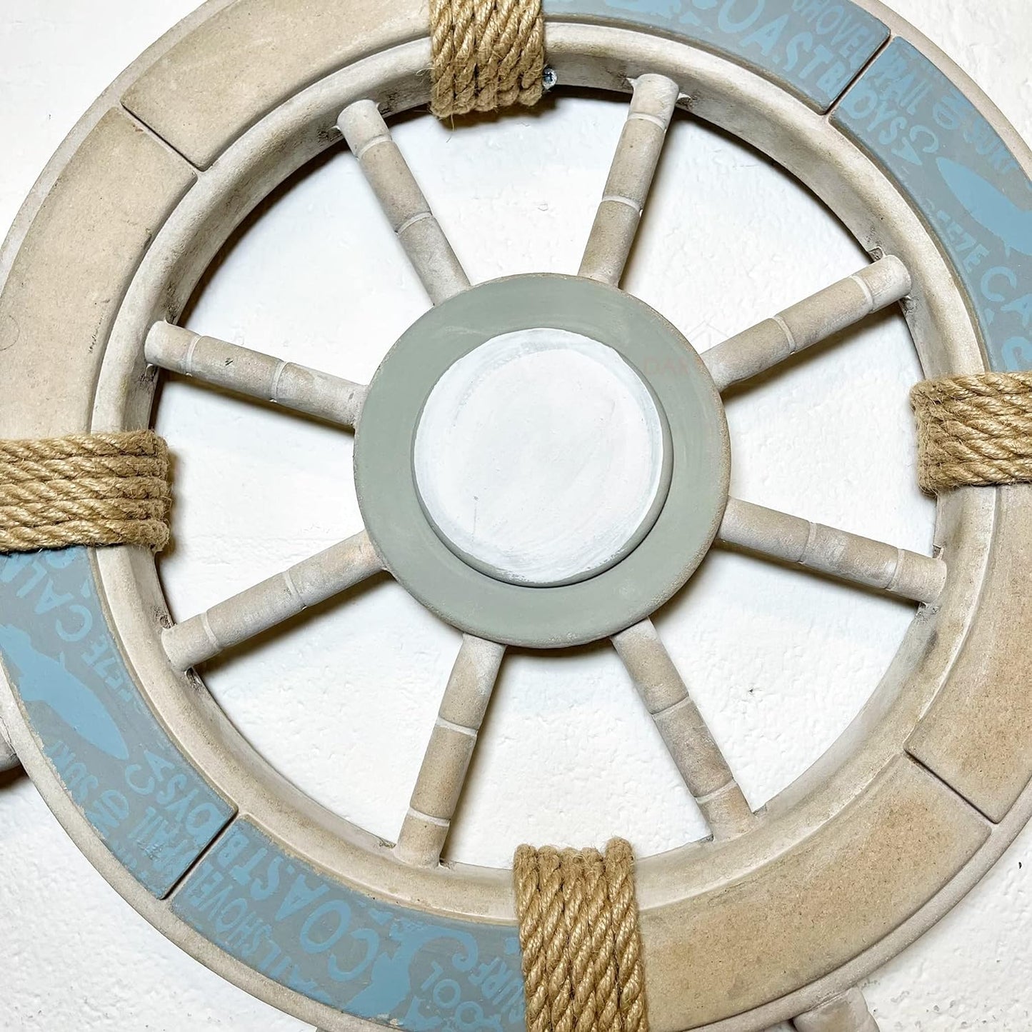 Wooden Ships Wheel Wall Decor