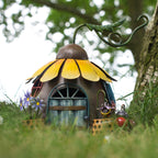Sunflower Fairy House Garden Ornament