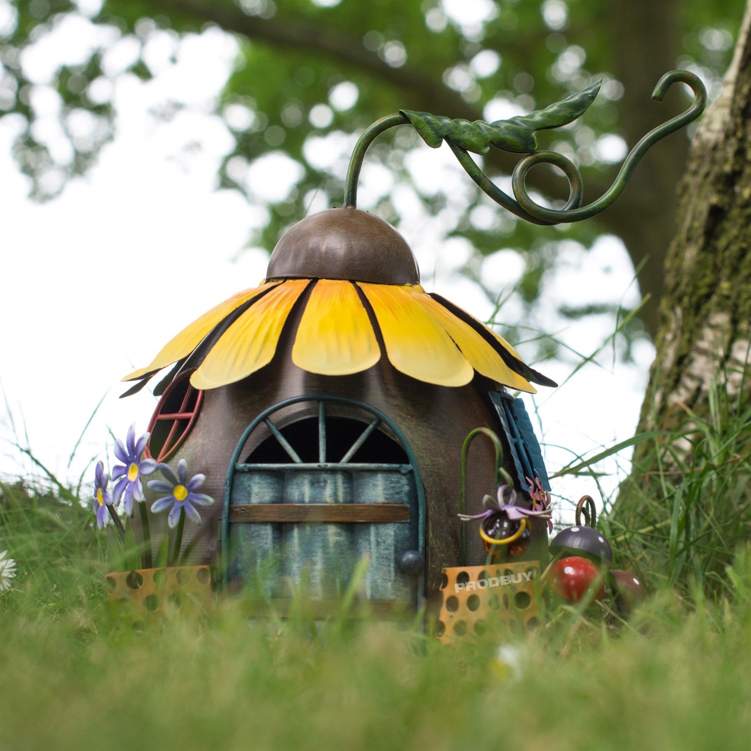 Sunflower Fairy House Garden Ornament