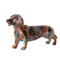 Buntes Wursthund-Ornament