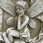Stone Fairy Resting Wall Plaque