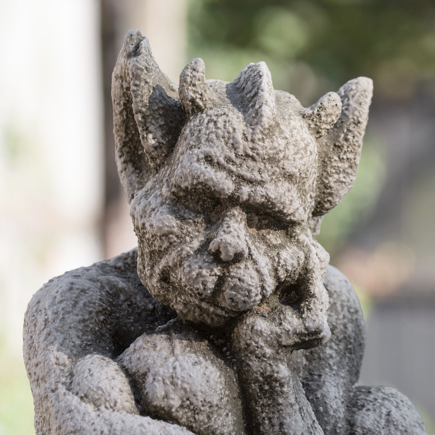 Heavy Stone 26cm Resting Gargoyle Statue