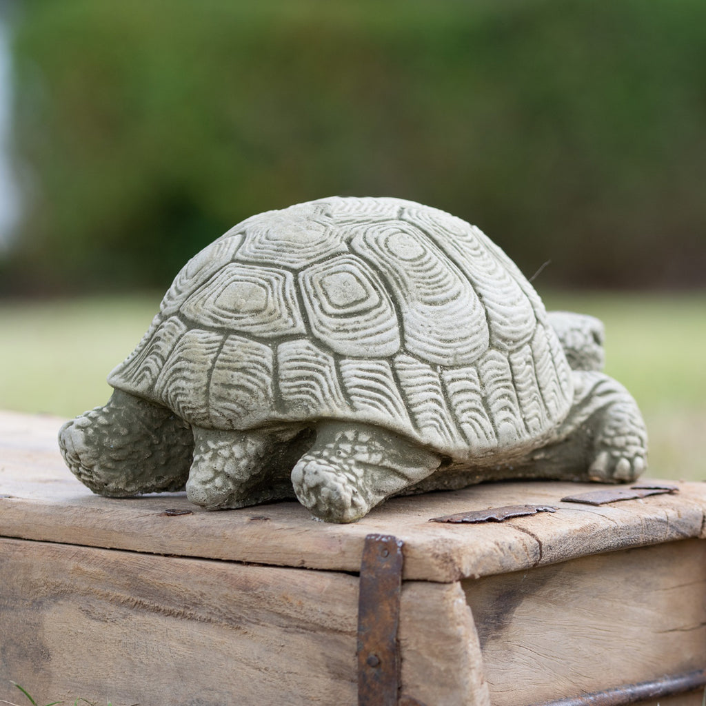Heavy Stone Tortoise Sculpture