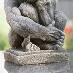 Heavy Stone 26cm Resting Gargoyle Statue