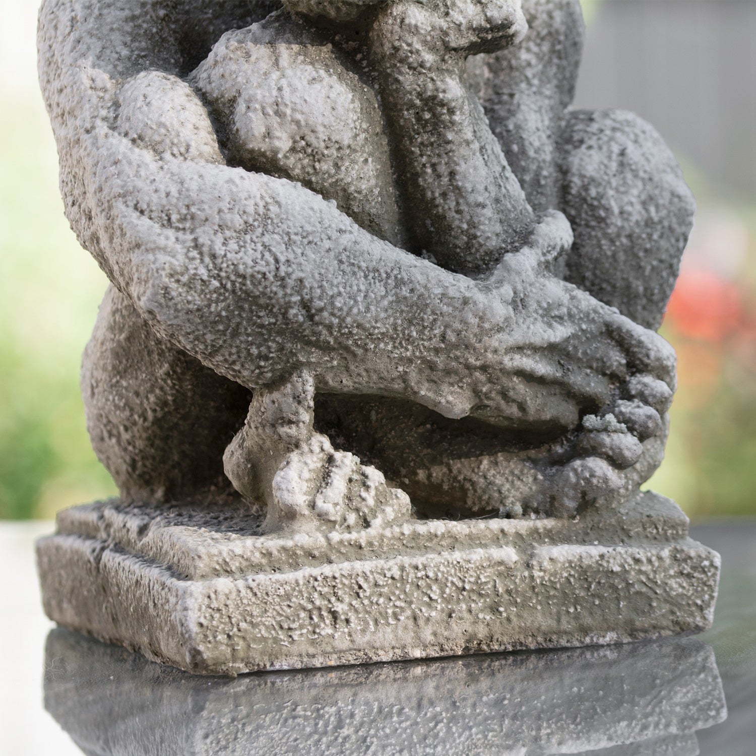 Heavy Stone 26cm Resting Gargoyle Statue