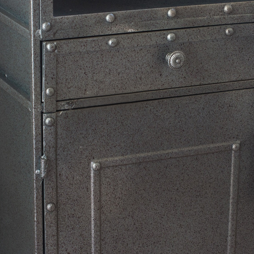 Tall Industrial Display Cabinet