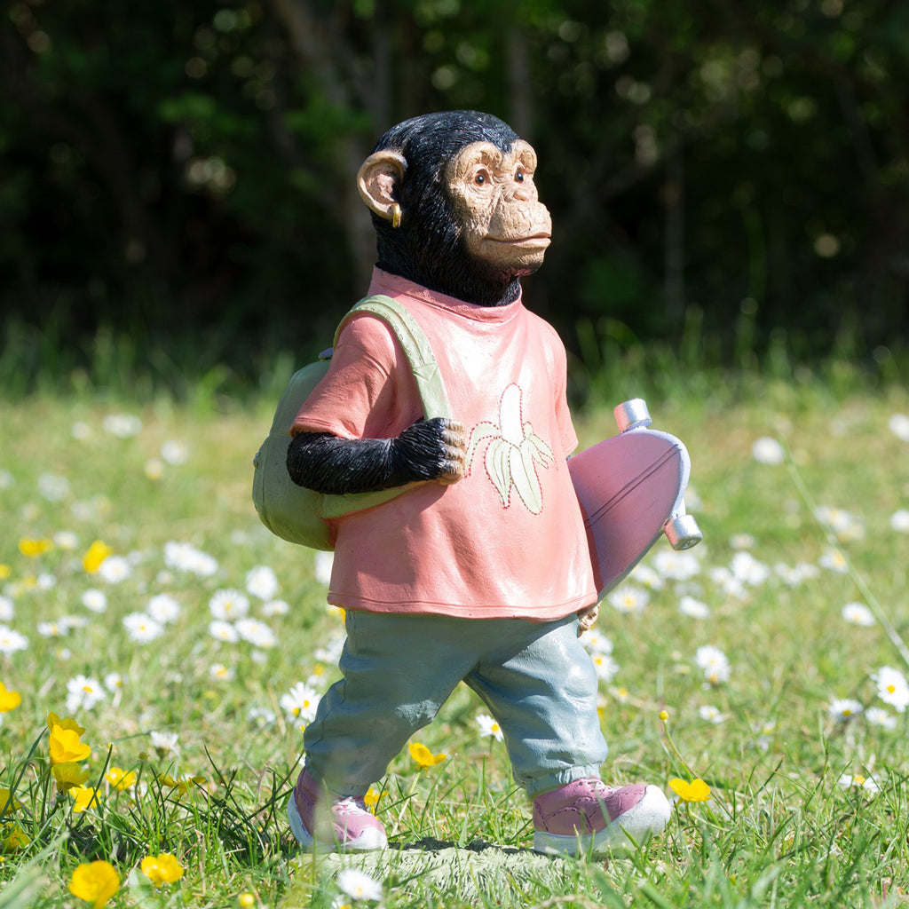 Skater Monkey Ornament