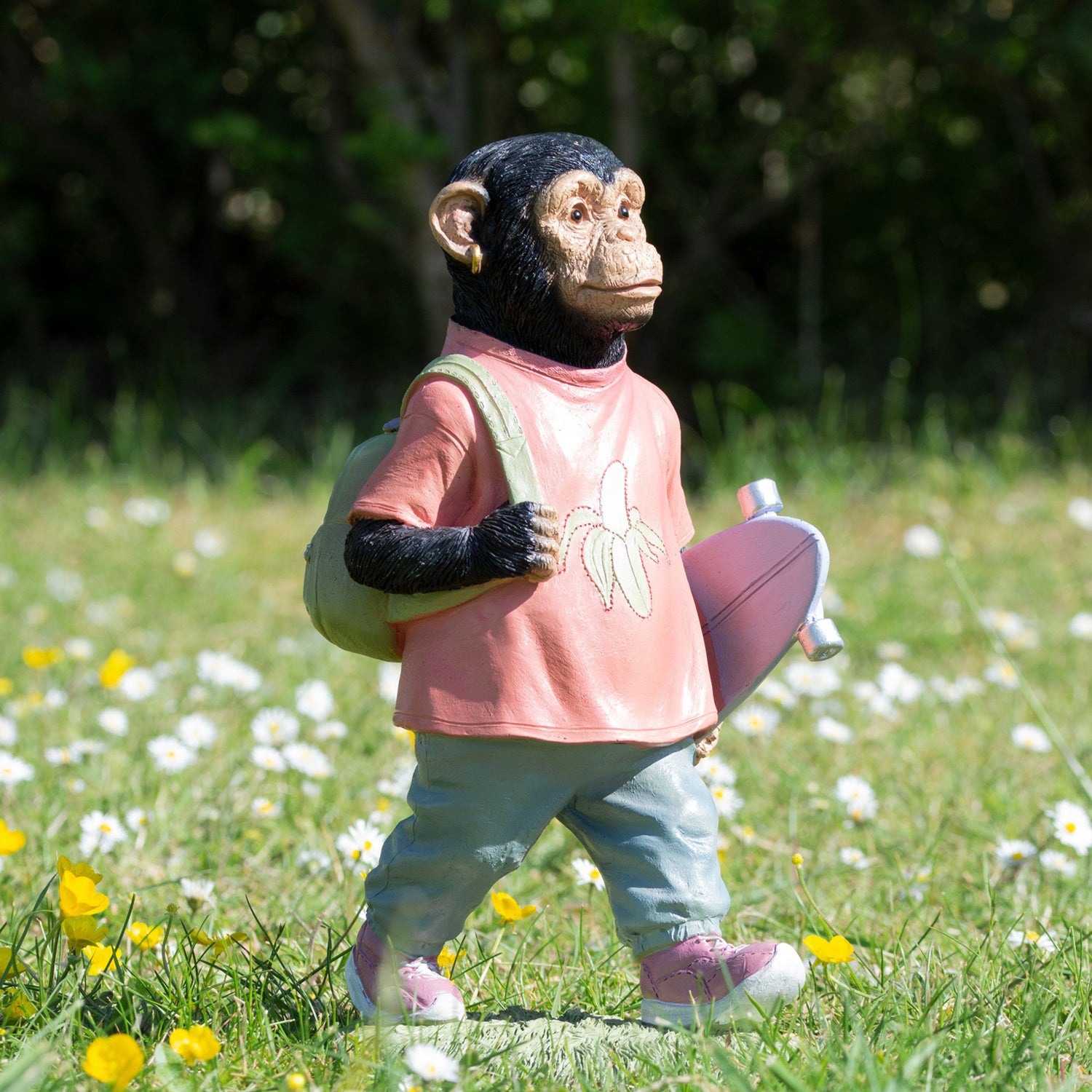 Skater Monkey Ornament