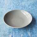 Set Of 2 Grey Swirl Pasta Bowls