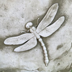 Stone Dragonfly Wall Plaque