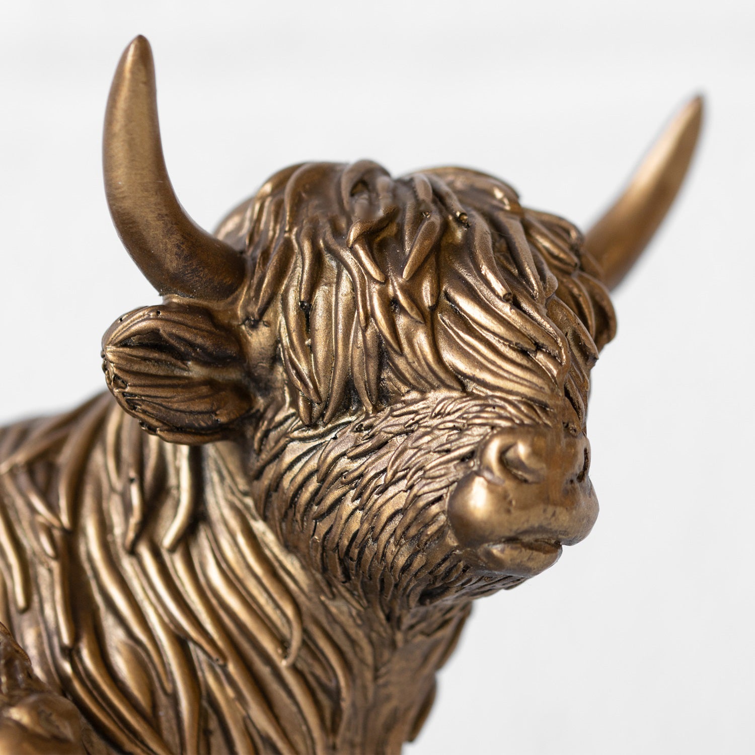 Bronze Highland Cow & Calf Ornament