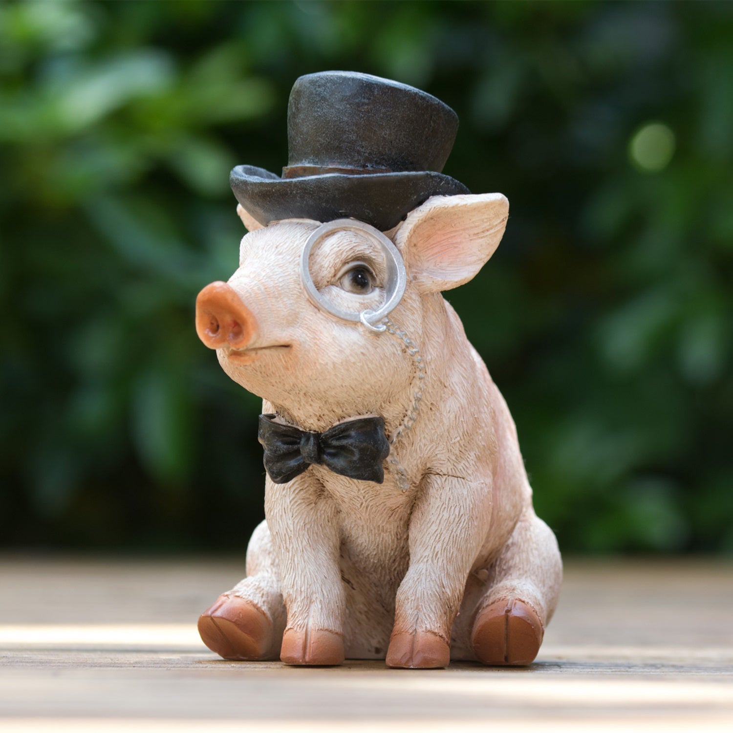 Pig With Monocle Ornament