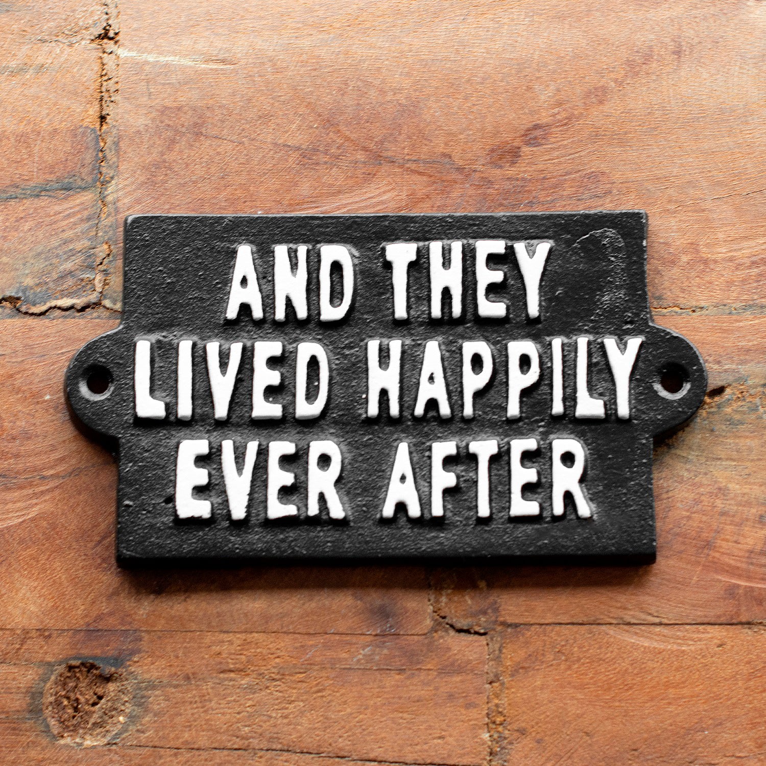 Black Happily Ever After Sign