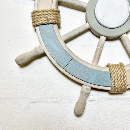 Wooden Ships Wheel Wall Decor