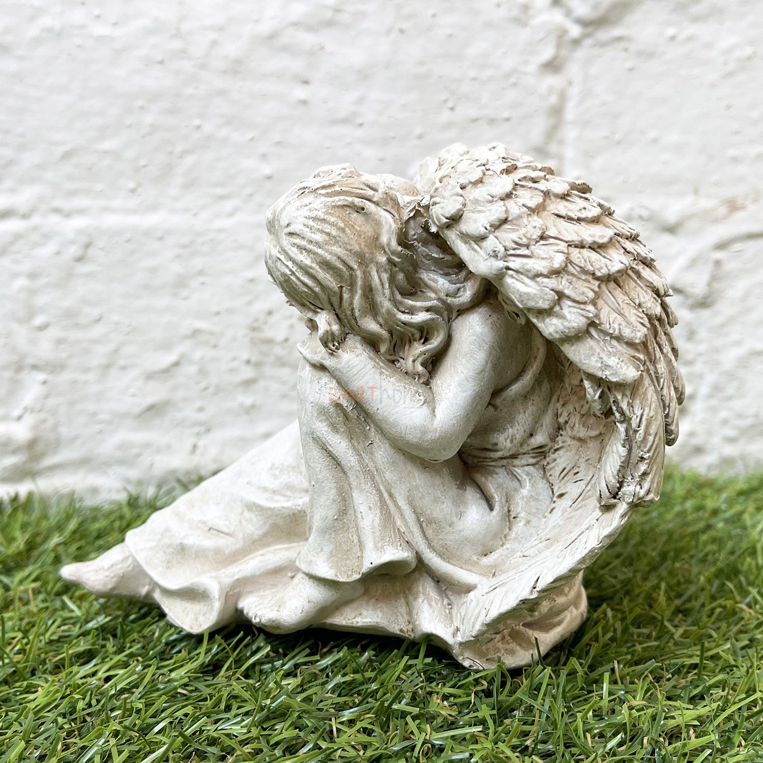 White Pocket Angel Figurine