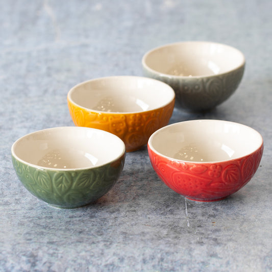 Set Of 4 In The Forest Nibble Bowls