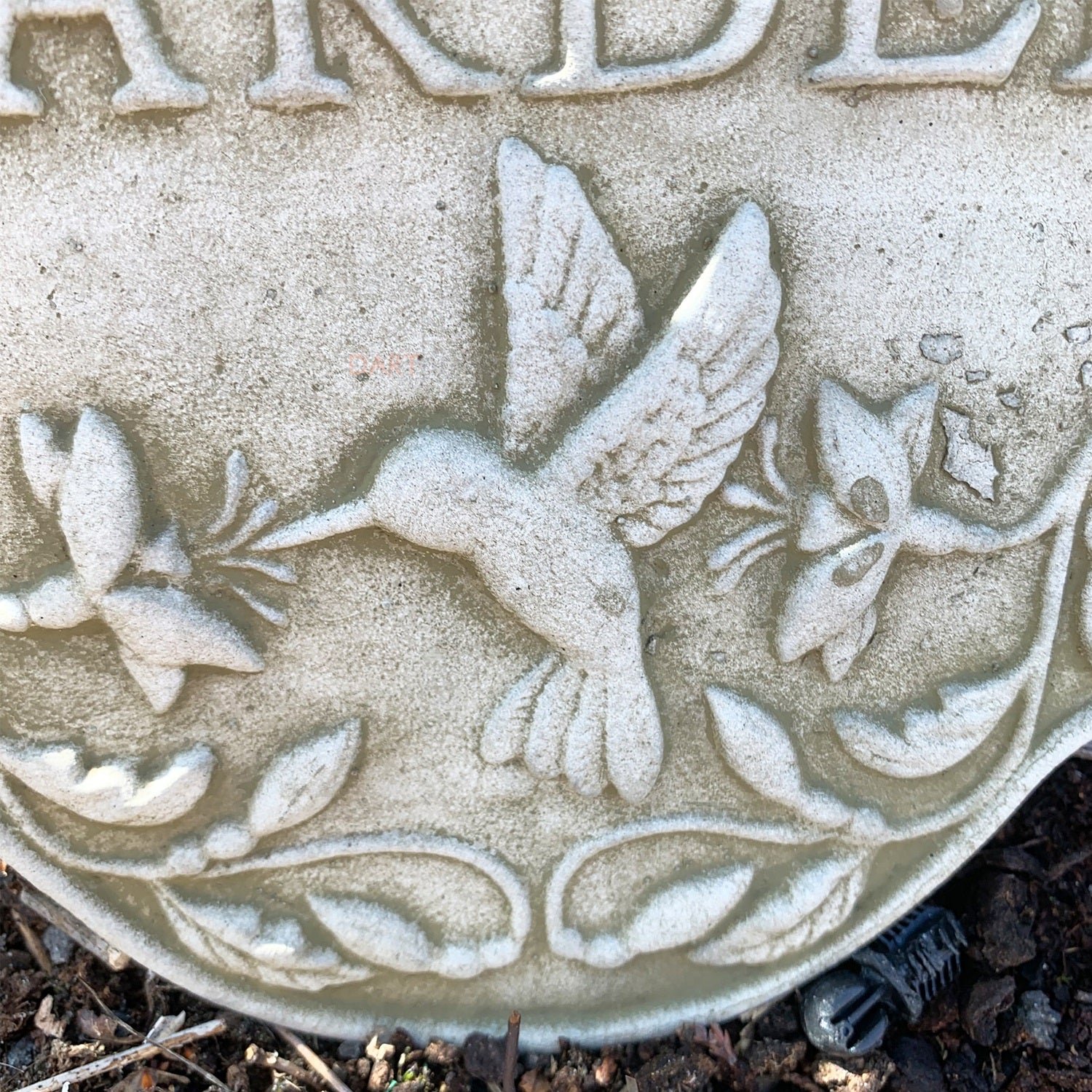 Stone Welcome To Our Garden Plaque