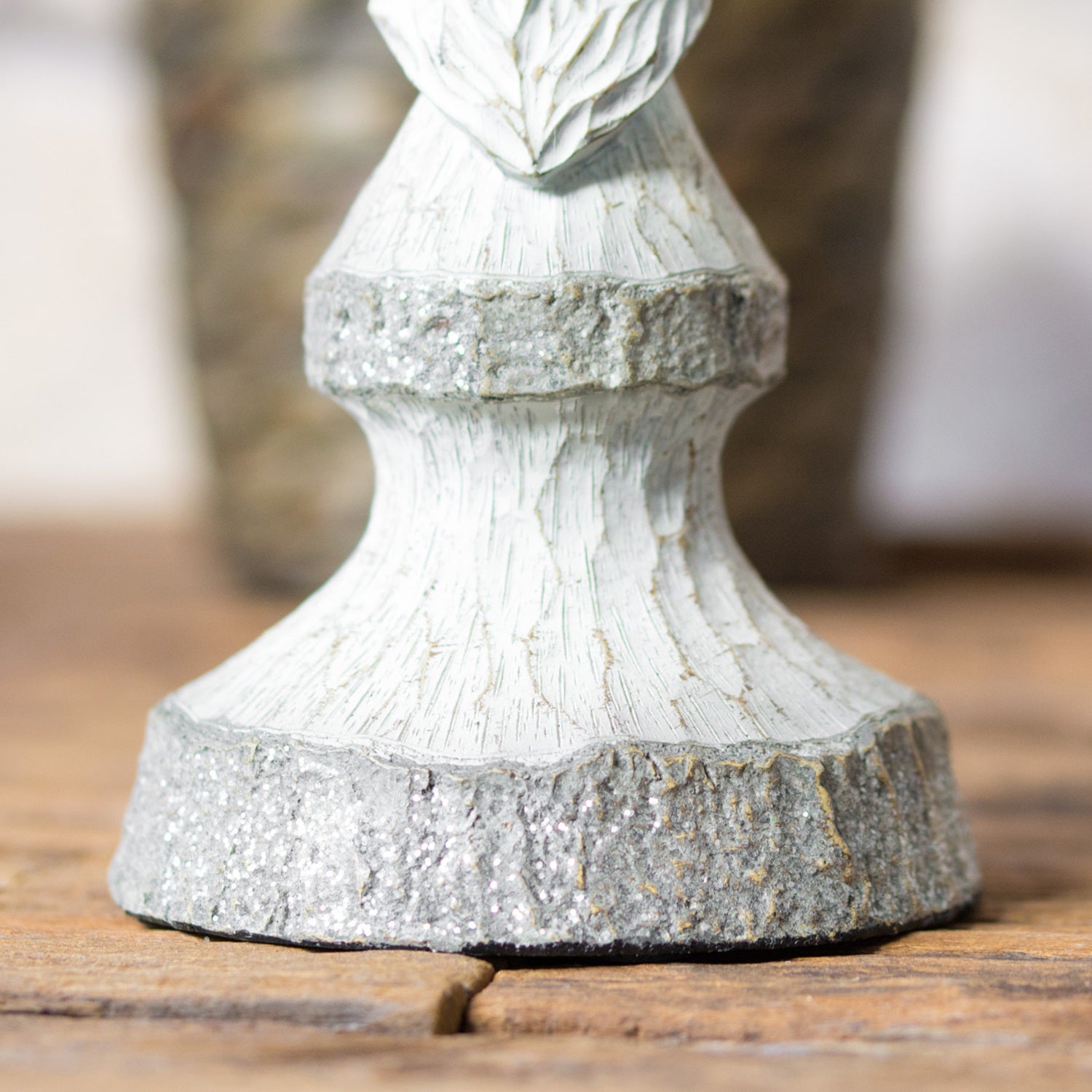 Grey Stag Pillar Candle Holder