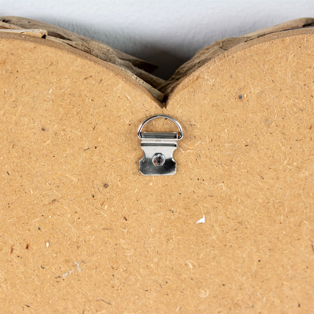 Treibholz-Liebes-Herz-Wandspiegel