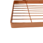 Rose Gold Single Shelf Storage Rack