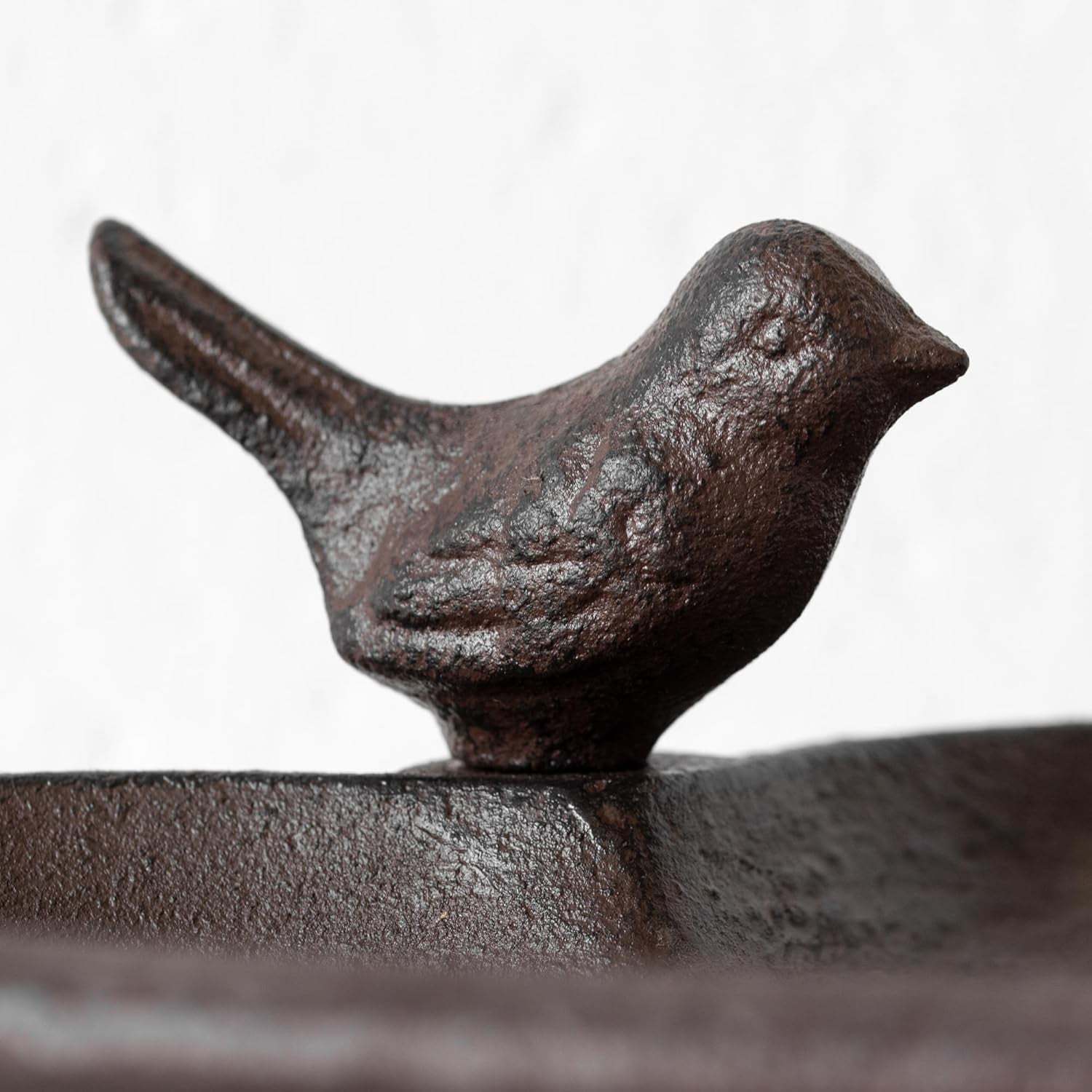 Cast Iron Heart Shaped Bird Bath