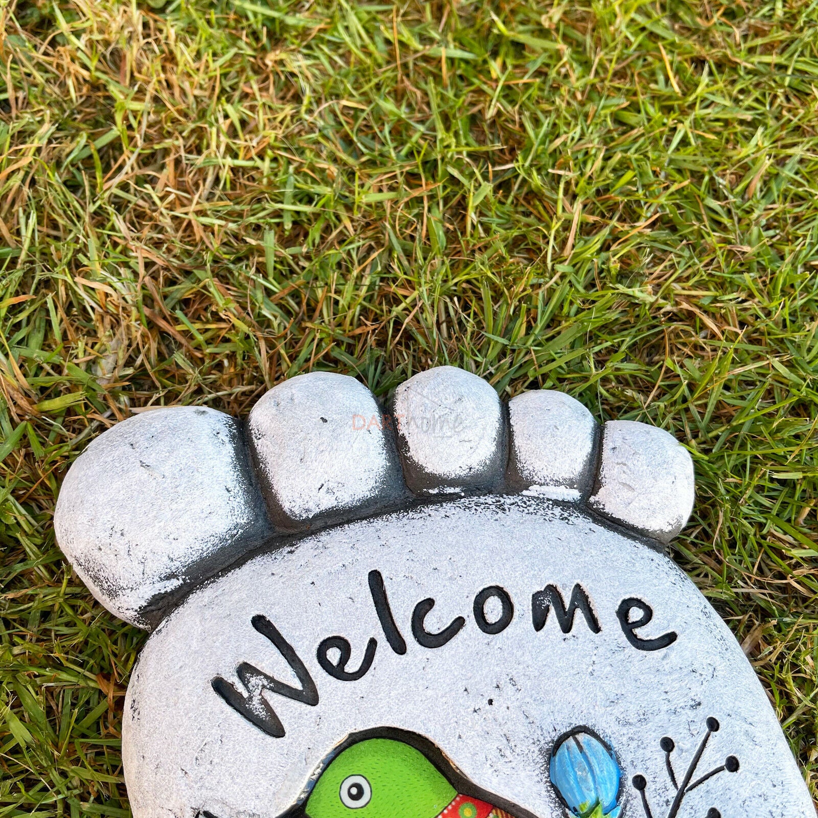 Colourful Bird Welcome Stepping Stone