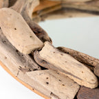 Treibholz-Liebes-Herz-Wandspiegel