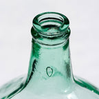Large Aqua Recycled Glass Bottle Vase