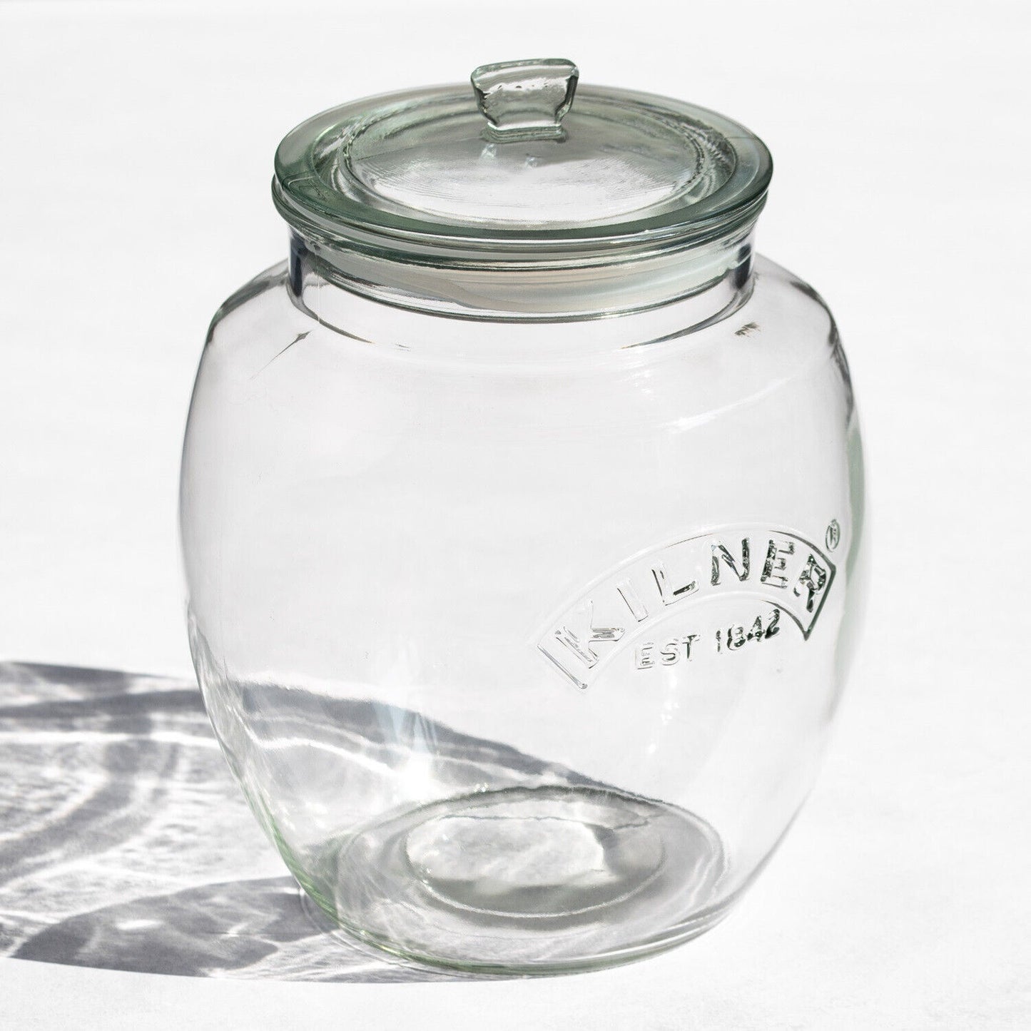 Kilner 4 Litre Rounded Push Top Glass Storage Jar