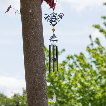 Silhouette Honey Bee Wind Chime