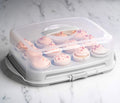 Large 12 Cupcake Storage Caddy Carrier