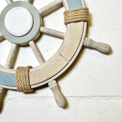 Wooden Ships Wheel Wall Decor