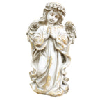 Distressed Angel Cherub Statue