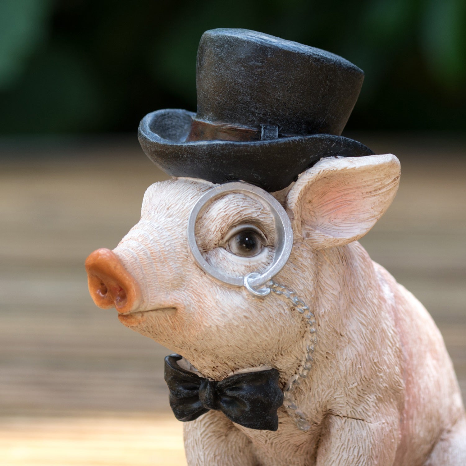 Pig With Monocle Ornament