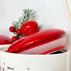 Merry Christmas Snowman Storage Jar
