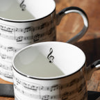 Set Of 4 Music Making Mugs