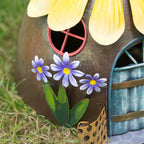 Sunflower Fairy House Garden Ornament