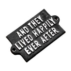Black Happily Ever After Sign