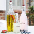 Kilner Clip Top Square Glass Bottles - Set of 3