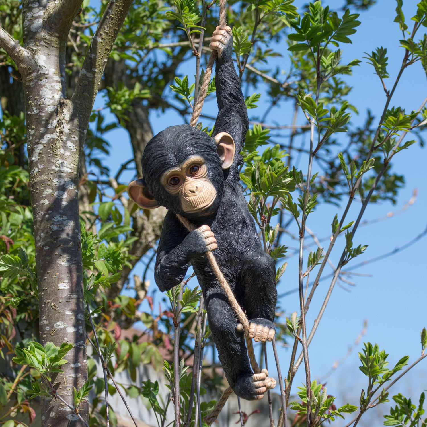 Large Climbing Monkey Garden Sculpture