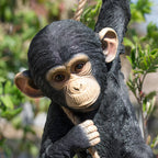Large Climbing Monkey Garden Sculpture