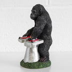 Black DJ Gorilla Ornament