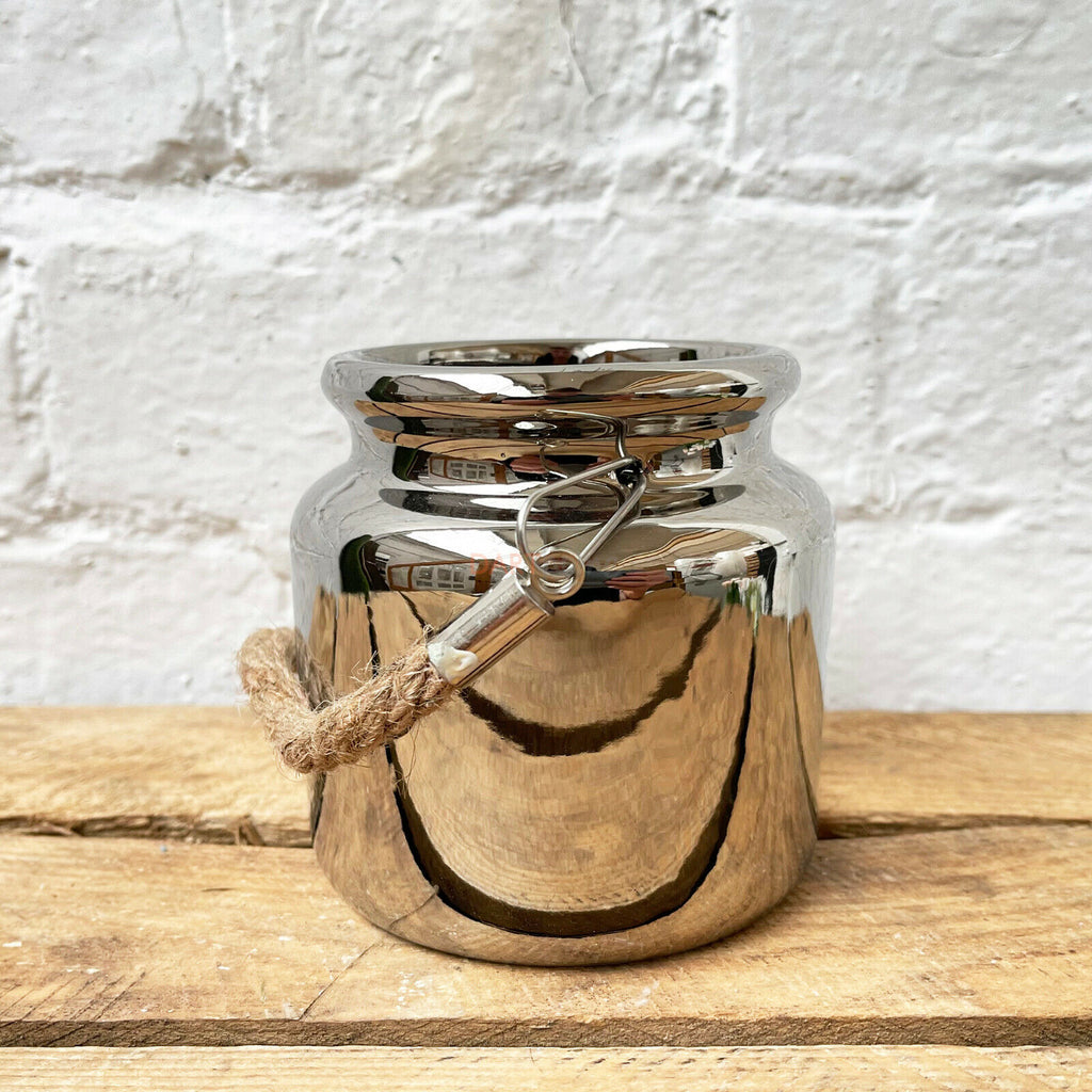 Chrome Star Tealight Holder