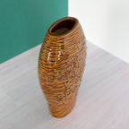 Goldene Bienenvase aus Keramik